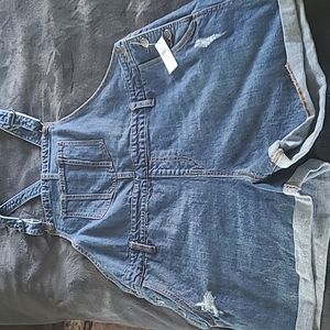 NWT Old Navy Overall Shorts XL